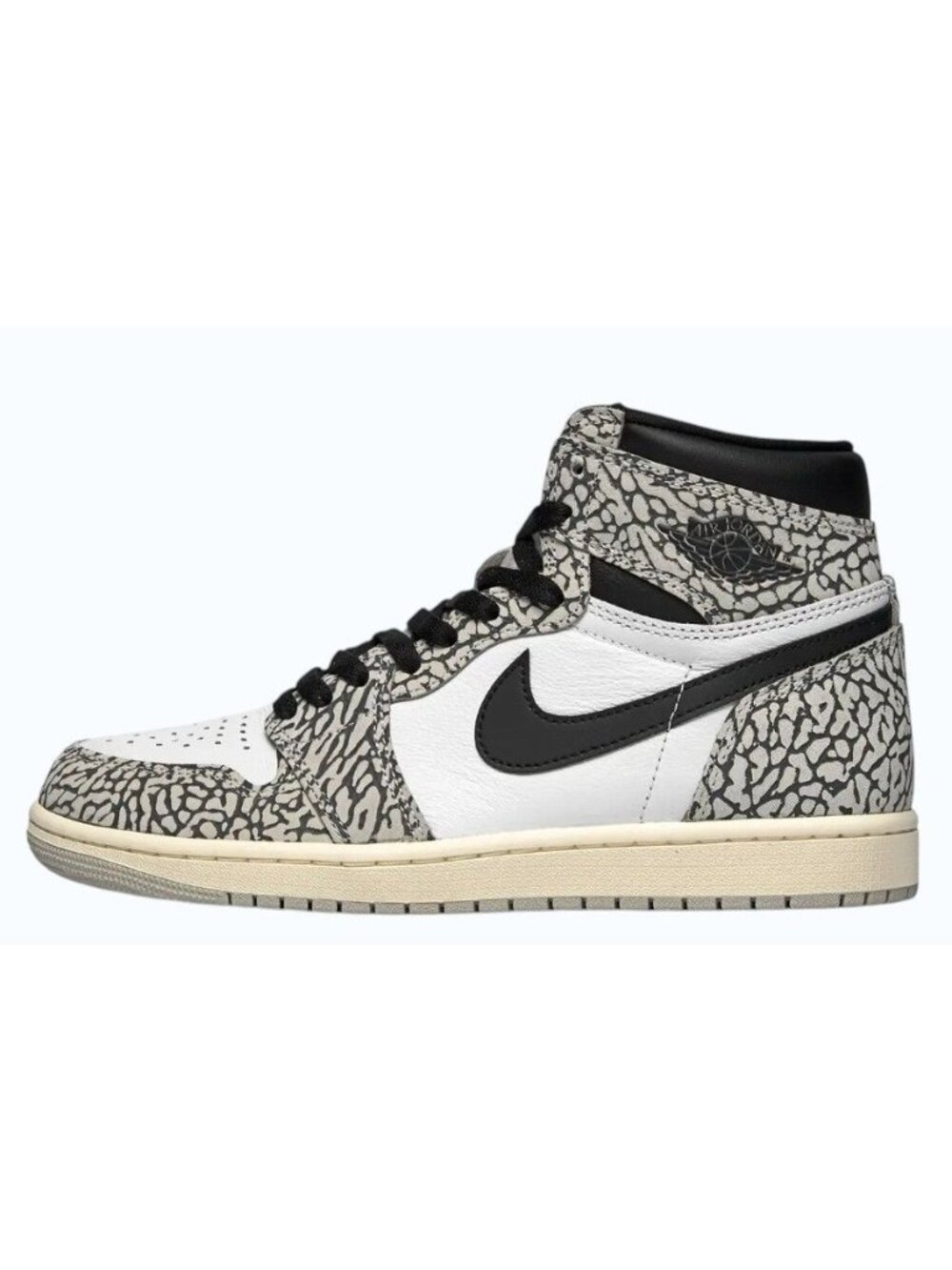 Air Jordan 1 Retro High OG White Cement "elephant print" DZ5485-052 Men's 17 NEW - Picture 13 of 13